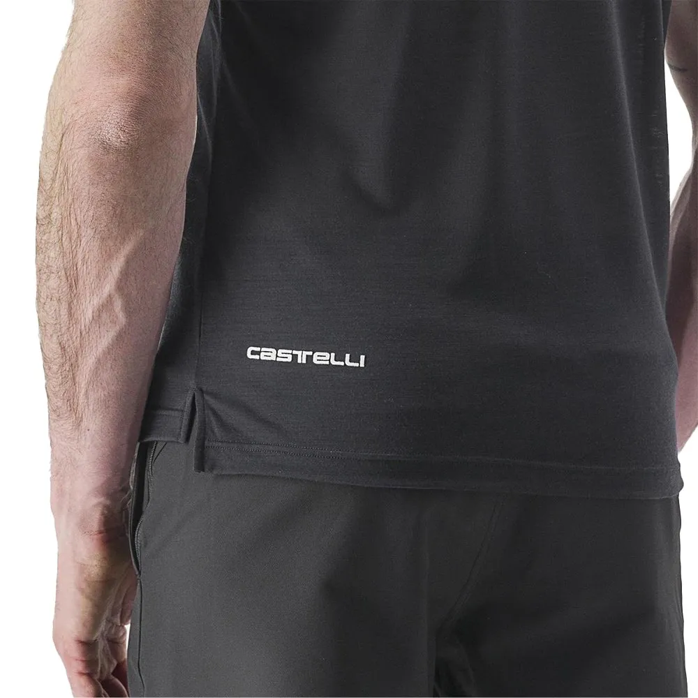 Castelli Merino T-shirt Med Korta ärmar, Light black, M