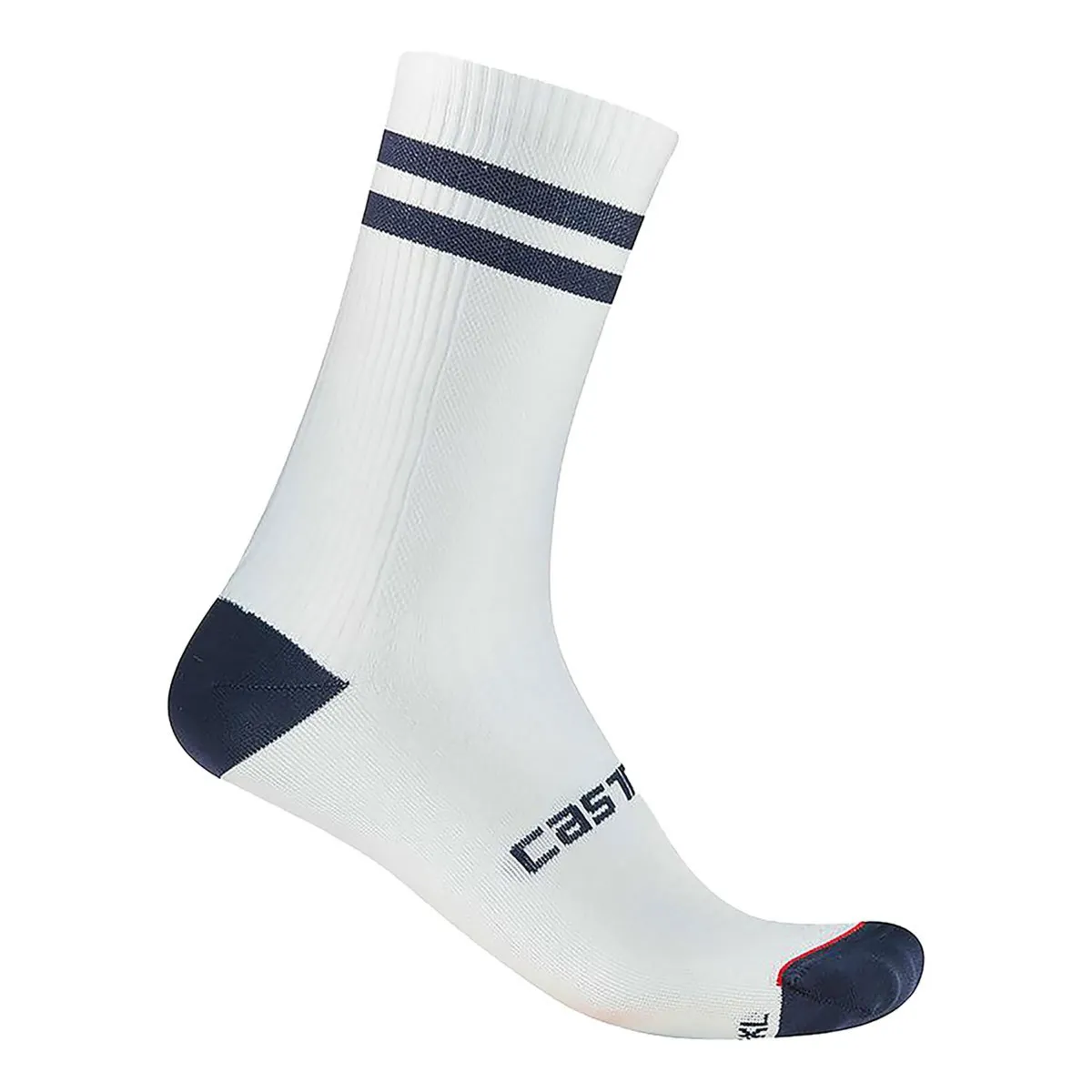 Castelli Originale 18 Socks, Blue belgian white