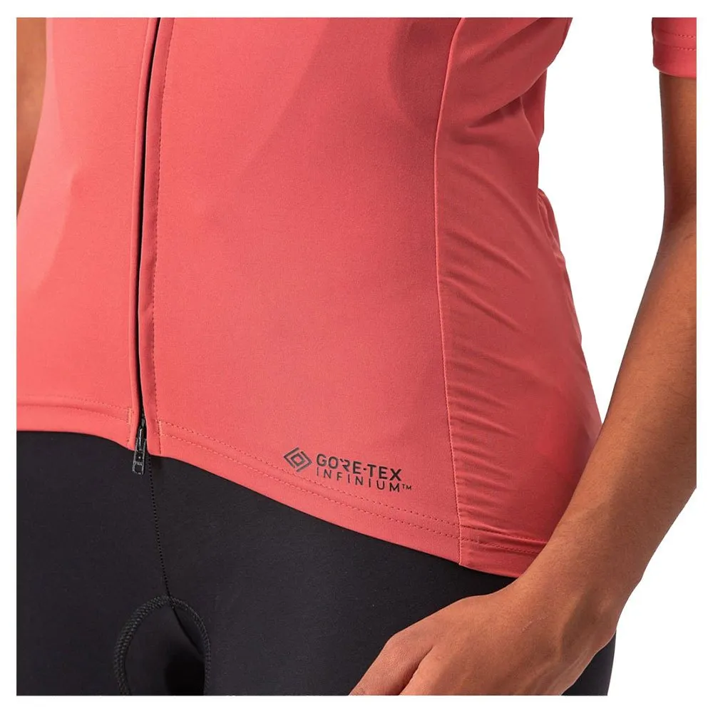 Castelli Perfetto Ros 2 Korta ärmar Cykeltröja, Mineral red, S