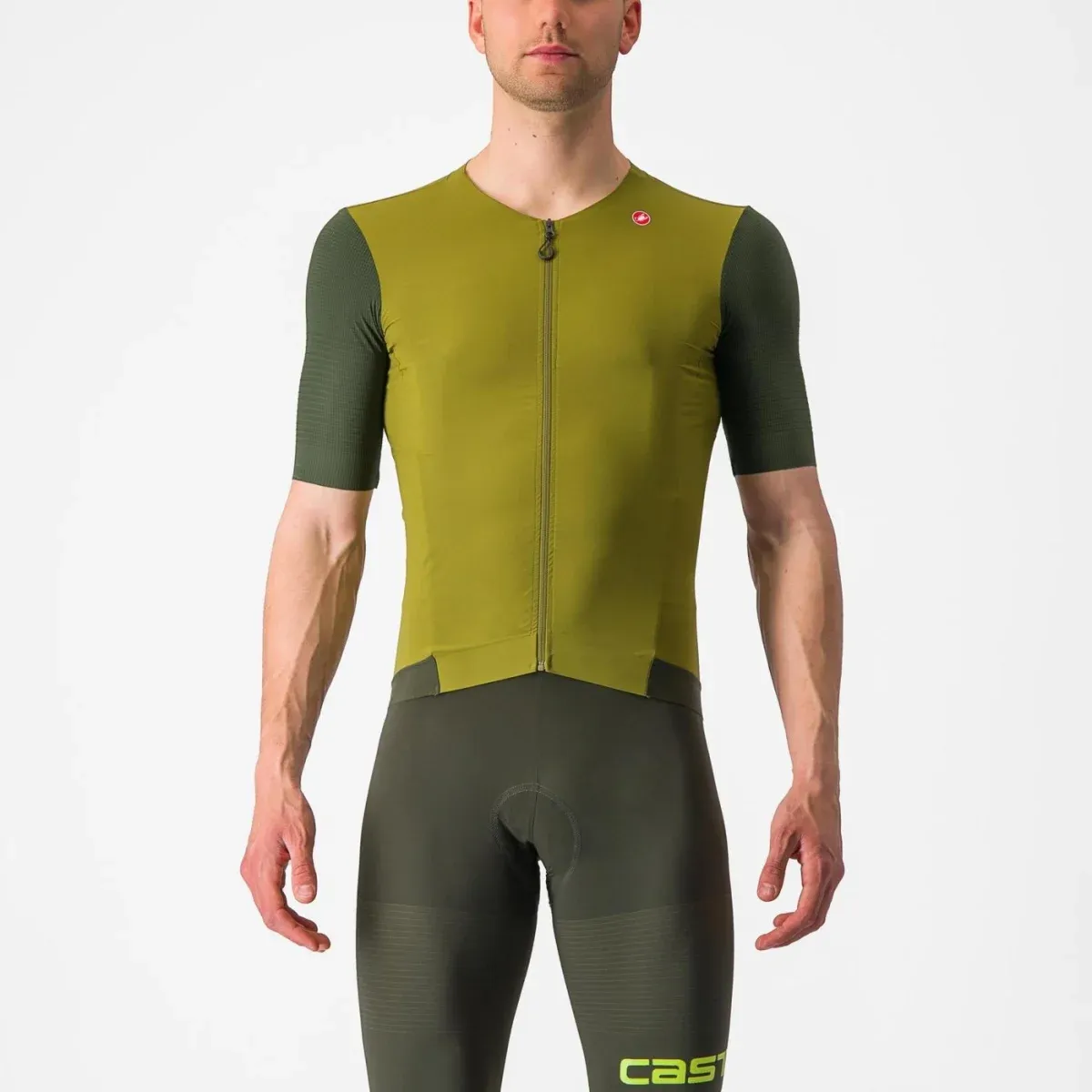Castelli Premio Black kortärmad cykeltröja herr Silver Gray/Sedona Sage