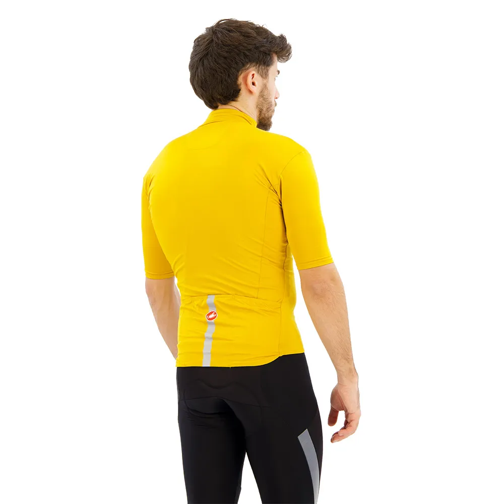 Castelli Pro Thermal Korta ärmar Cykeltröja, Goldenrod, M