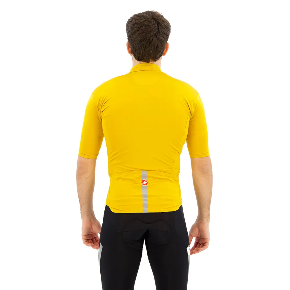 Castelli Pro Thermal Korta ärmar Cykeltröja, Goldenrod, M