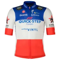 Castelli Quick-step Competizione Korta ärmar Cykeltröja