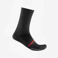 Castelli Re-Cycle Thermal 18 cykelstrumpor svart Castelli Re-Cycle Thermal 18 cykelstrumpor svart