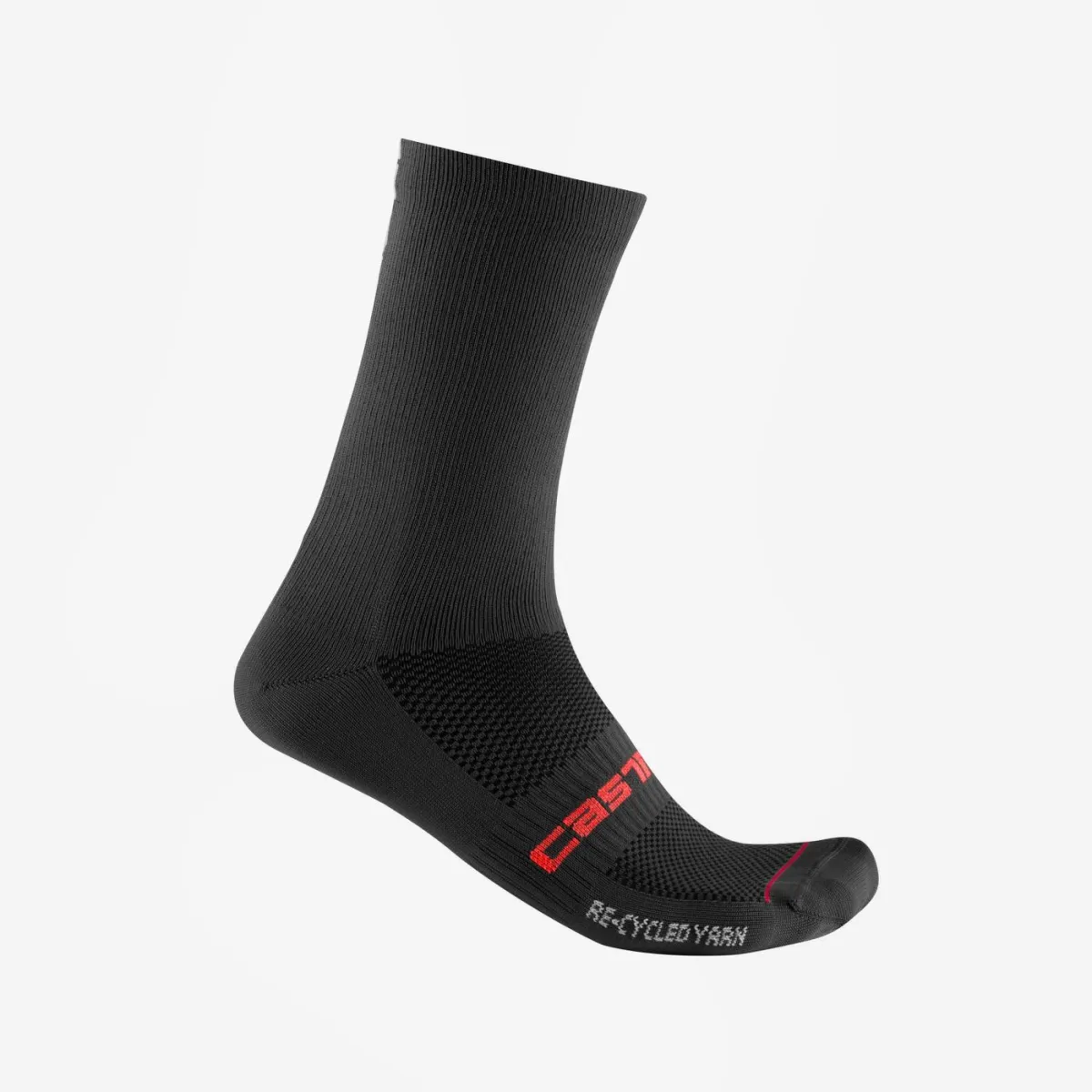 Castelli Re-Cycle Thermal 18 cykelstrumpor svart Castelli Re-Cycle Thermal 18 cykelstrumpor svart