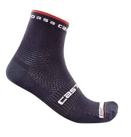 Castelli Rosso Corsa Pro 9 Strumpor