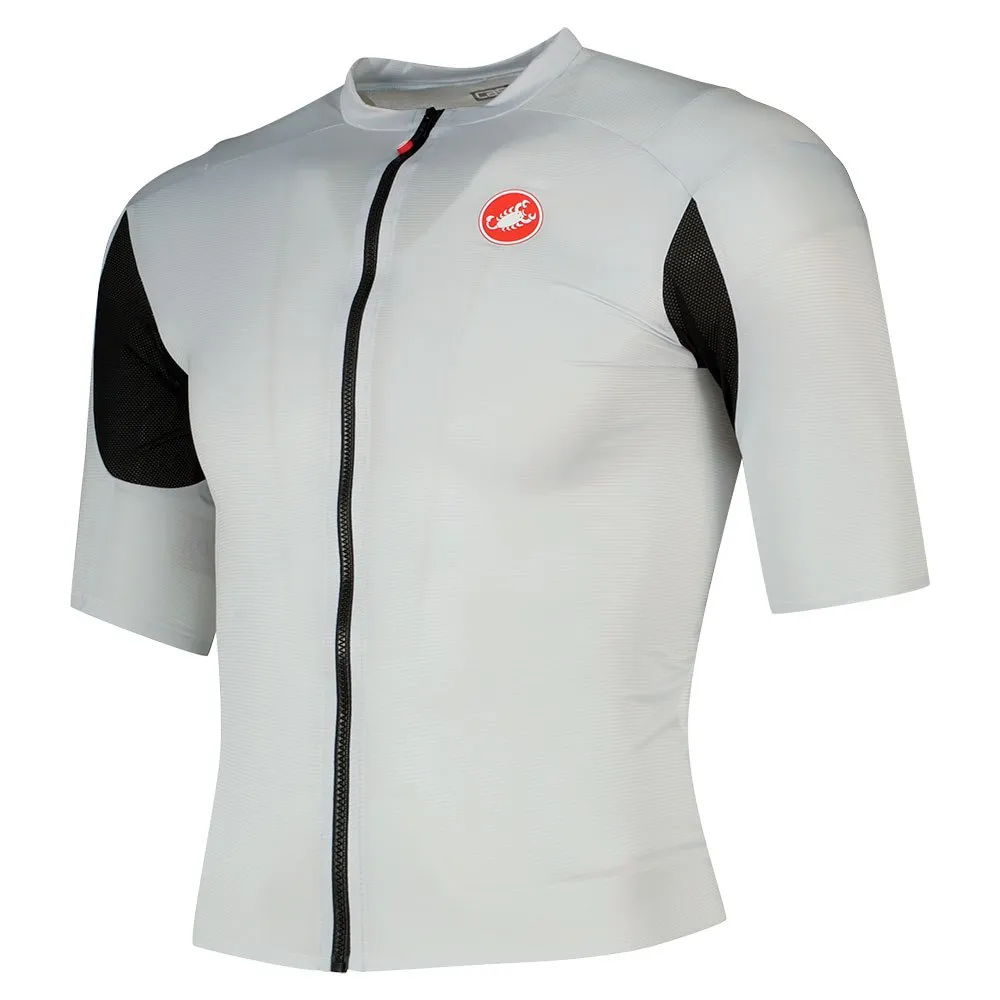 Castelli Superleggera 2 Korta ärmar Cykeltröja, Silver, 3XL