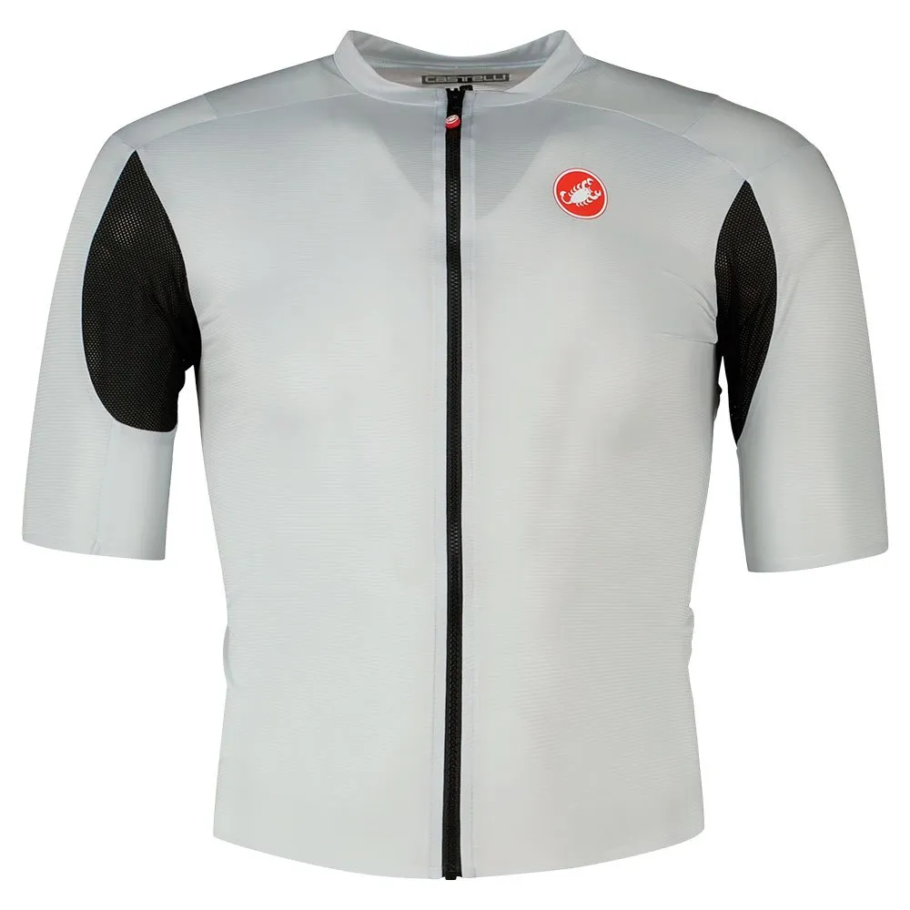 Castelli Superleggera 2 Korta ärmar Cykeltröja, Silver, 3XL