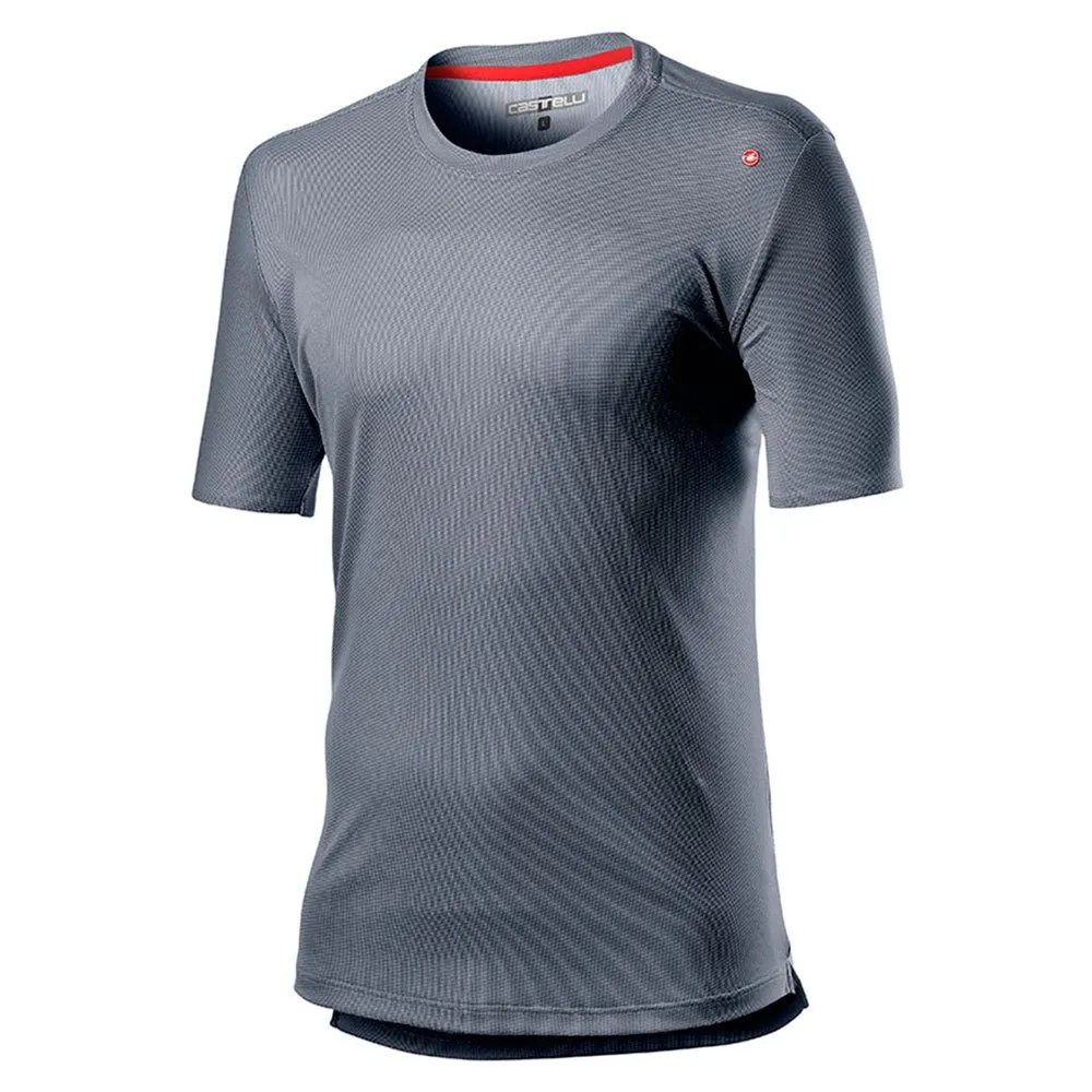 Castelli Tech Kortärmad Baslager, Grey