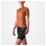 Castelli Unilimited Sentiero Korta ärmar Cykeltröja, Mocha / goldenrod, S