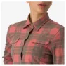 Castelli Unlimitd Flannel Skjorta Med Långa ärmar, Mineral red / tarmac, S