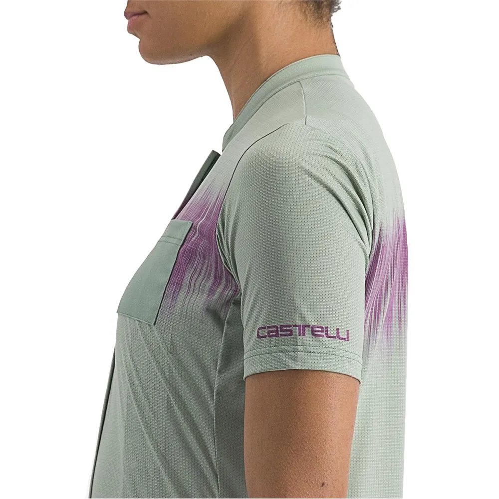 Castelli Unlimited Sentiero 2 Korta ärmar Cykeltröja, Defender Green, S Castelli Unlimited Sentiero 2 Korta ärmar Cykeltröja, Defender Green, S