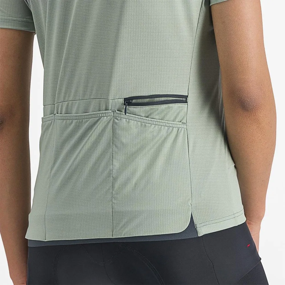 Castelli Unlimited Sentiero 2 Korta ärmar Cykeltröja, Defender Green, S Castelli Unlimited Sentiero 2 Korta ärmar Cykeltröja, Defender Green, S