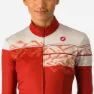 Castelli Unlimited Thermal 2 Långärmad Trikå, Red Ocre / Silver Moon, M