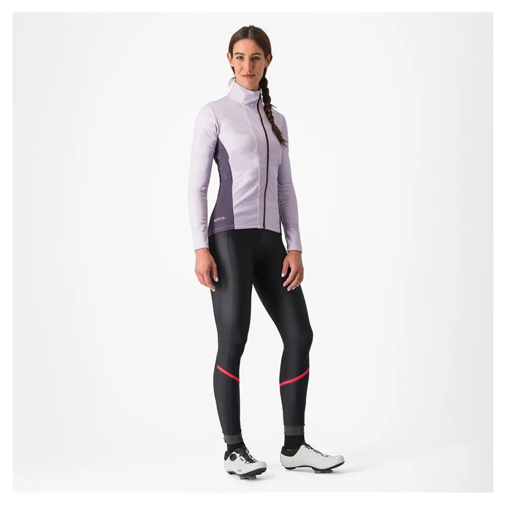 Castelli Velocissima Thermal Cykelbyxor, Black / hibiscus
