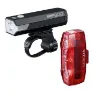 CatEye Ampp + Viz300 Cykellampset, Black / red, 900/300 Lumens