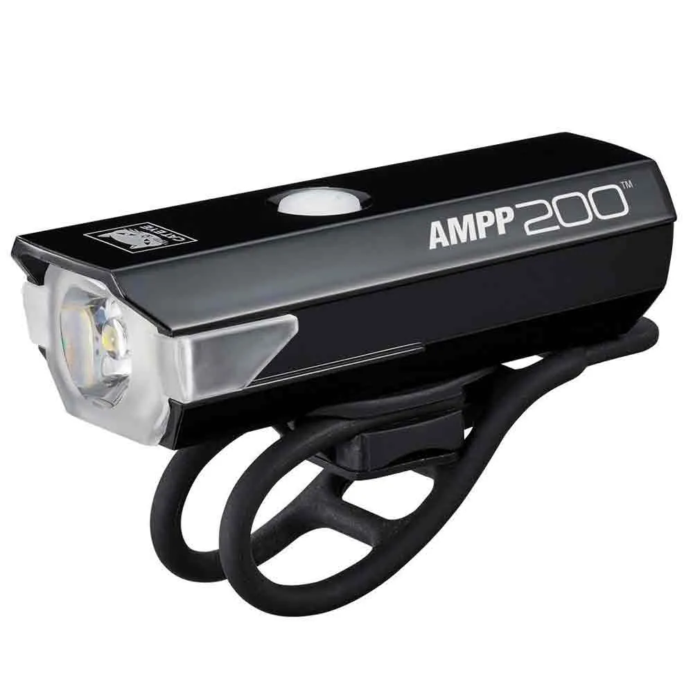 CatEye Ampp200 Usb-c Framlampa, Black, 200 Lumens CatEye Ampp200 Usb-c Framlampa, Black, 200 Lumens
