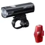 CatEye Ampp400 & Viz100 Cykellampset, Black, 400 / 100 Lumens
