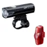 CatEye Ampp500 & Viz150 Cykellampset, Black, 500 / 150 Lumens