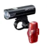 CatEye Ampp500s + Viz150 Cykellampset, Black, 500/150 Lumens