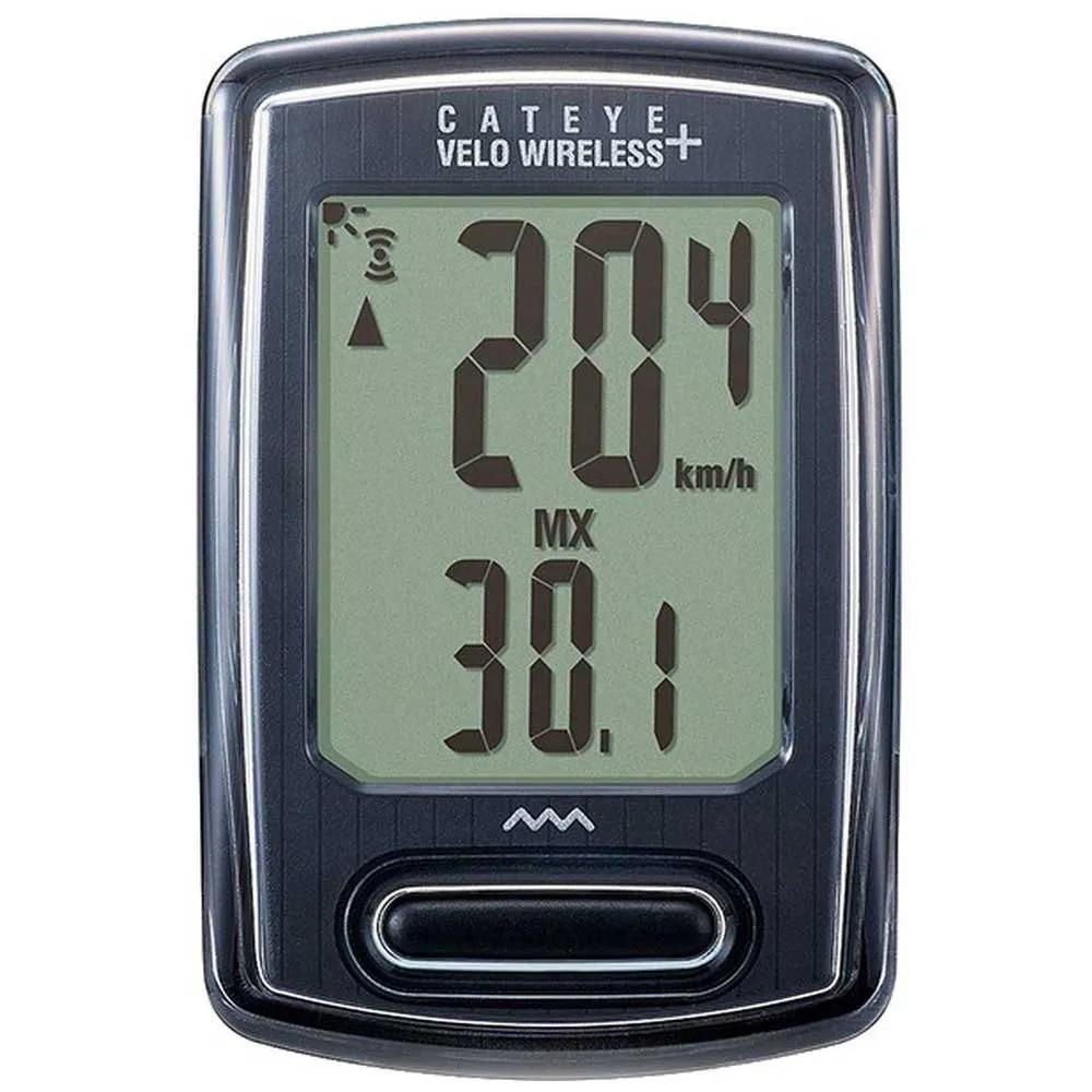 CatEye Velo Wireless+ Cykeldator, Black, One Size CatEye Velo Wireless+ Cykeldator, Black, One Size