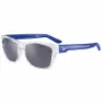 Cebe Hacker Solglasögon unisex, Shiny translucent / clear blue, 1500 Grey PC AR Silver Flash Mirror/CAT3
