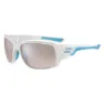 Cebe Northshore Spegelsolglasögon, Matt white / shiny blue, Amber Sensor Silver Mirror/CAT2
