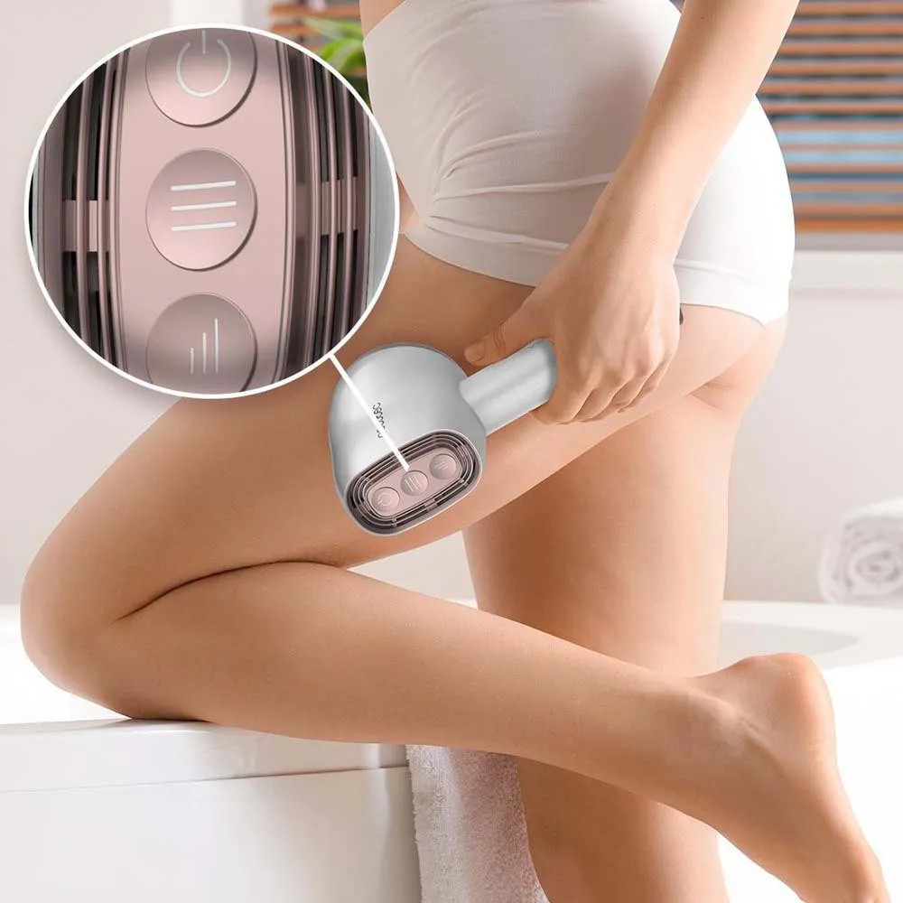 Cecotec Bamba Skincare Silhouette Anti-cellulitmassageapparat, White, One Size