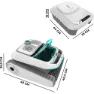 Cecotec Conga Pooldroid 10000 Totalclean Aquaskater Poolrengöringsrobot unisex, White, One Size