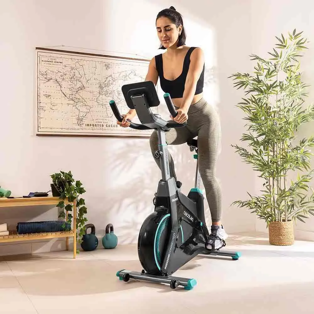 Cecotec Drumfit 10000 Magnomotor Connected Motionscykel, Black / grey / blue, One Size Cecotec Drumfit 10000 Magnomotor Connected Motionscykel, Black / grey / blue, One Size