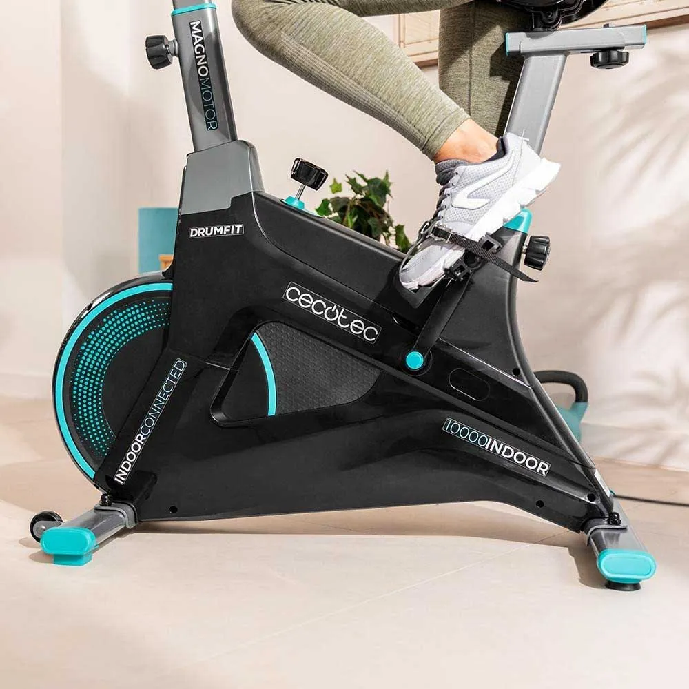Cecotec Drumfit 10000 Magnomotor Connected Motionscykel, Black / grey / blue, One Size Cecotec Drumfit 10000 Magnomotor Connected Motionscykel, Black / grey / blue, One Size