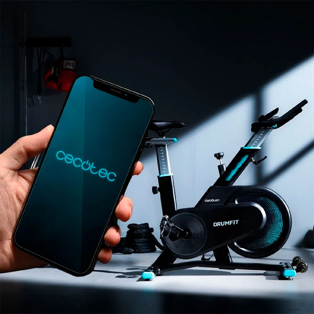 Cecotec Drumfit Indoor 7000 Magno Connected Bluetooth Motionscykel, Black, One Size Cecotec Drumfit Indoor 7000 Magno Connected Bluetooth Motionscykel, Black, One Size