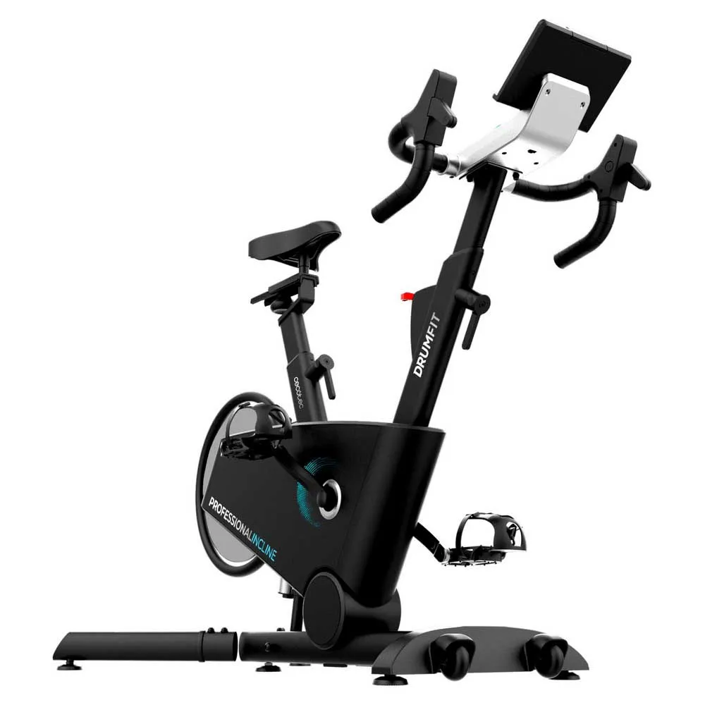 Cecotec Drumfit Professional Incline Motionscykel, Black / grey / blue, One Size Cecotec Drumfit Professional Incline Motionscykel, Black / grey / blue, One Size