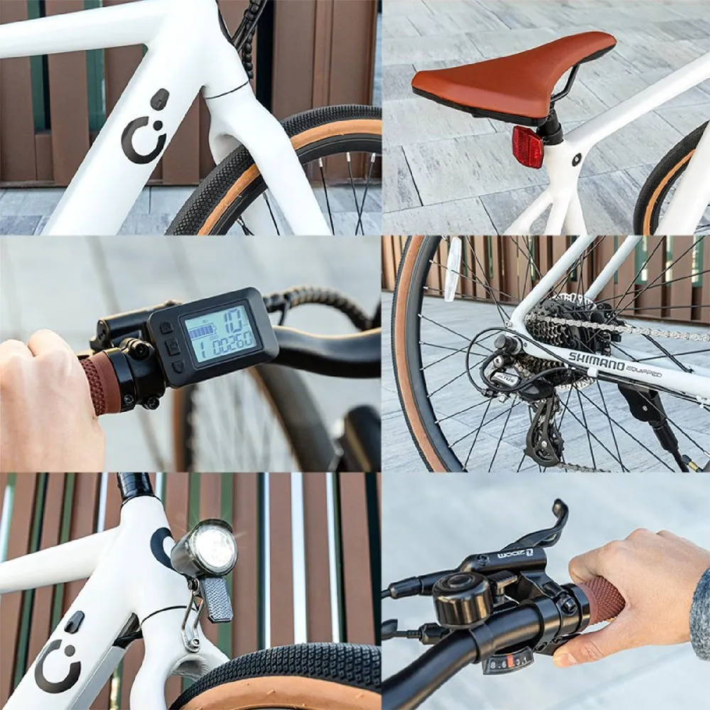 Cecotec Sprint 28´´ Elcykel, White, One Size