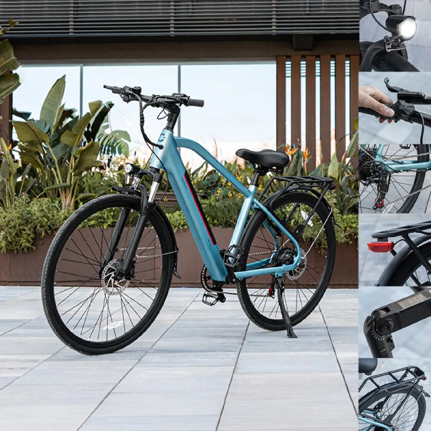 Cecotec Urban Pro 28´´ Elcykel, Blue, One Size