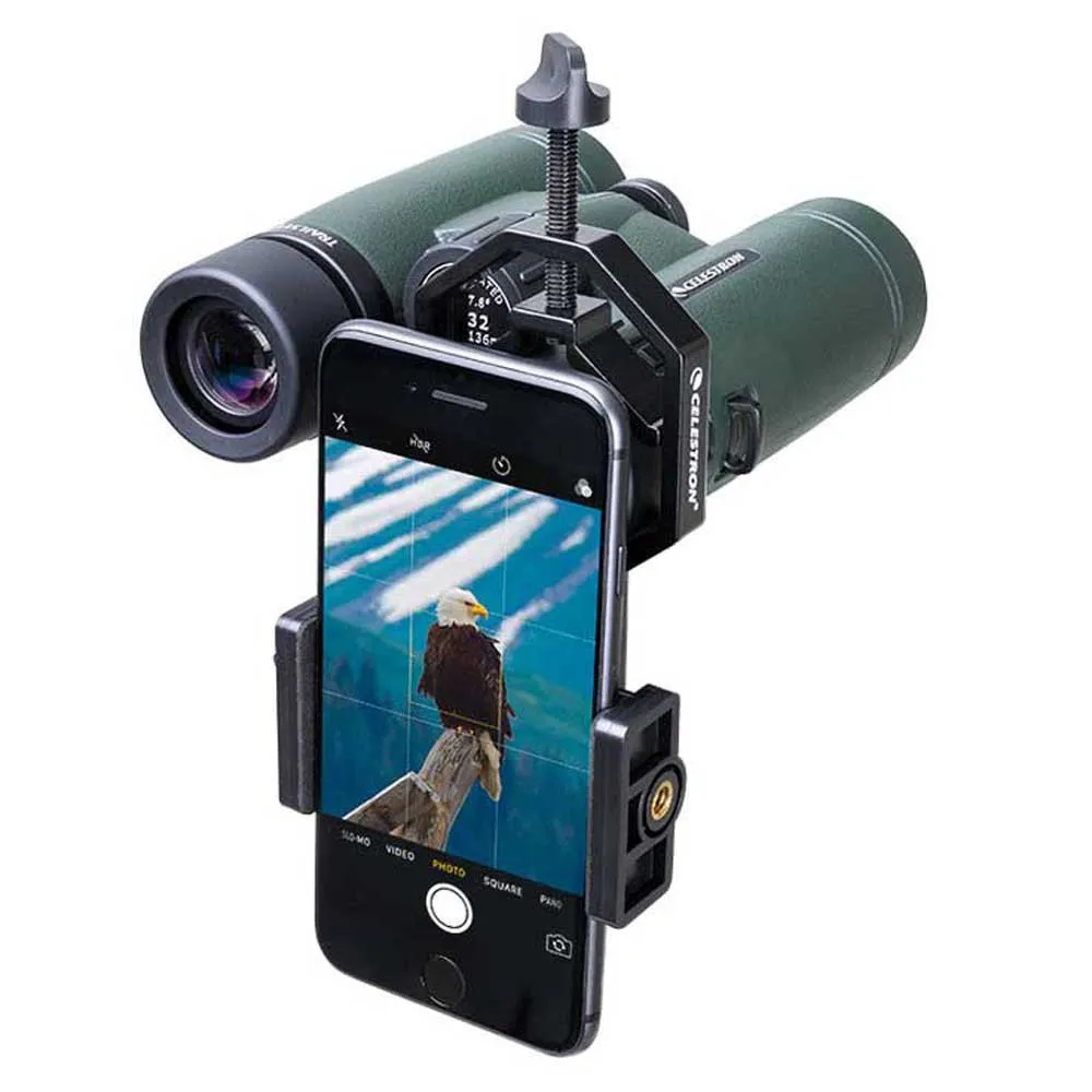 Celestron Dx 1.25 Smarttelefonhållare För Teleskop, Black, One Size Celestron Dx 1.25 Smarttelefonhållare För Teleskop, Black, One Size