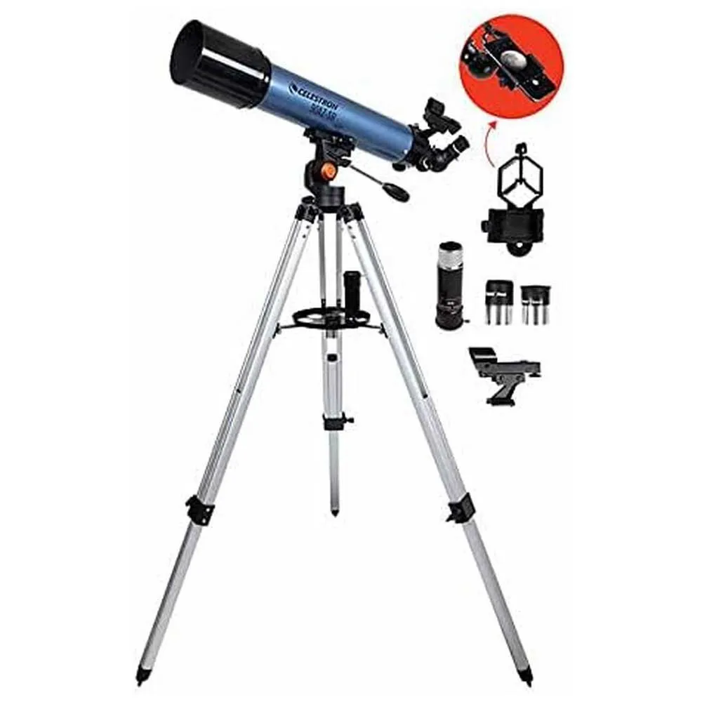 Celestron Inspire 90 Mm Az Teleskop, Black, One Size