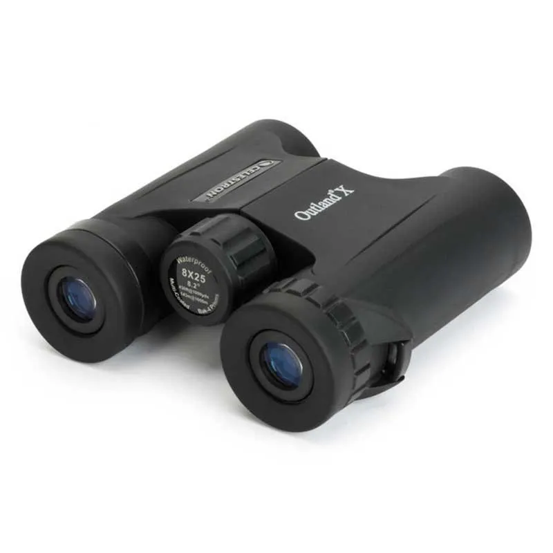 Celestron Outland X 8x25 Black Kikare, Black, One Size