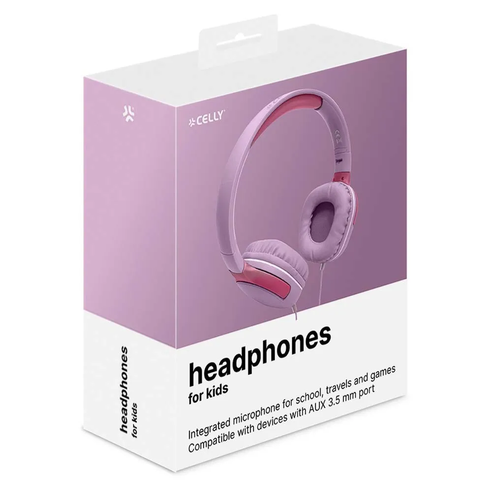 Celly Beats Trådlösa Hörlurar, Pink, One Size Celly Beats Trådlösa Hörlurar, Pink, One Size