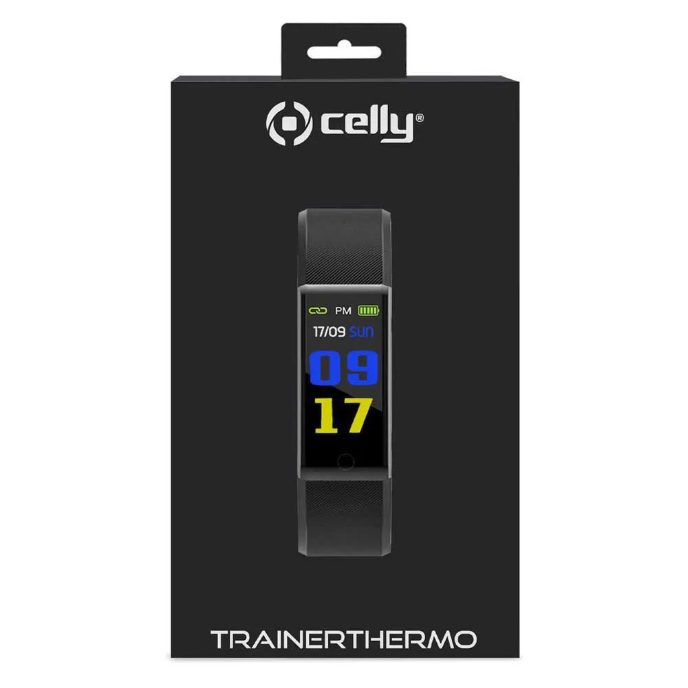 Celly Thermo Aktivitetsarmband, Black