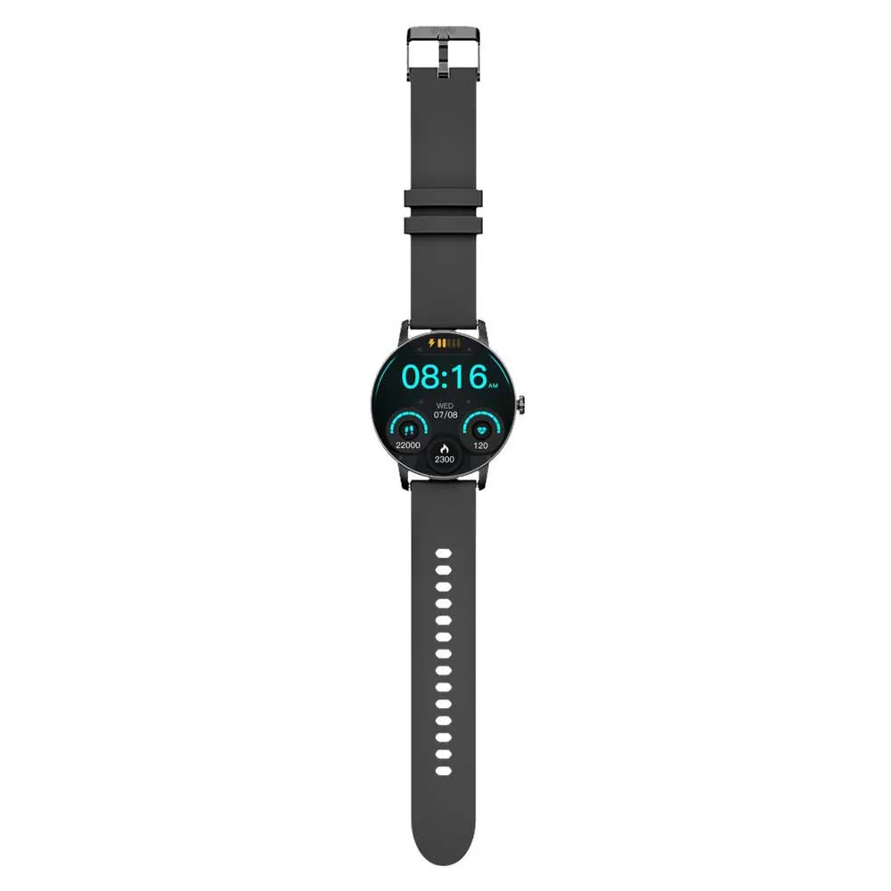 Celly Train Round 2 Smartklocka, Black