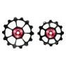 Cema Axs 12s 14t Ceramic Trisshjulssats För Cykel, Black / red, 24mm, 77mm
