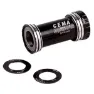 Cema Bbright42 Stainless Steel Shimano Vevlagerskoppar, Black, 79mm