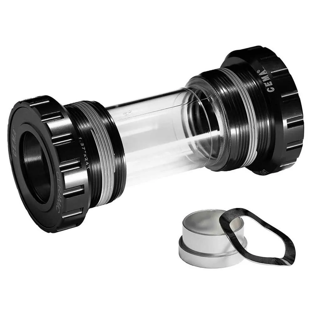 Cema Bsa Stainless Steel Sram Gxp Vevlagerskoppar, Black, 68/73mm