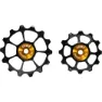 Cema Sram Axs Road Ceramic Trisshjulssats För Cykel, Black / gold, 12-14t