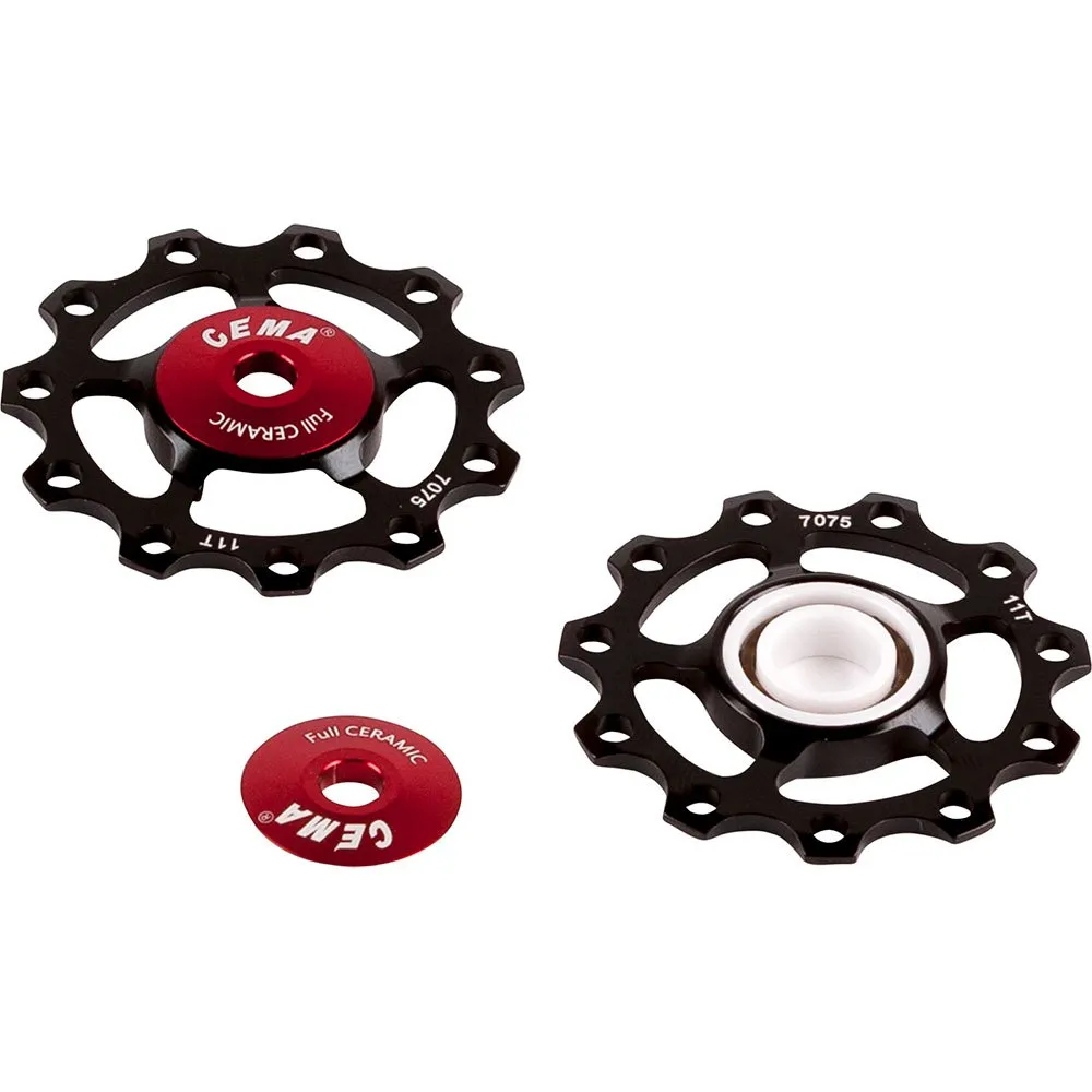 Cema Sram Eagle Full Ceramic Trisshjulssats För Cykel, Black, 12s