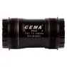 Cema T47 Stainless Steel Shimano Vevlagerskoppar, Black, 68/73mm