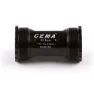 Cema T47 Threaded Stainless Steel Sram Dub Vevlagerskoppar, Black, 85.5mm
