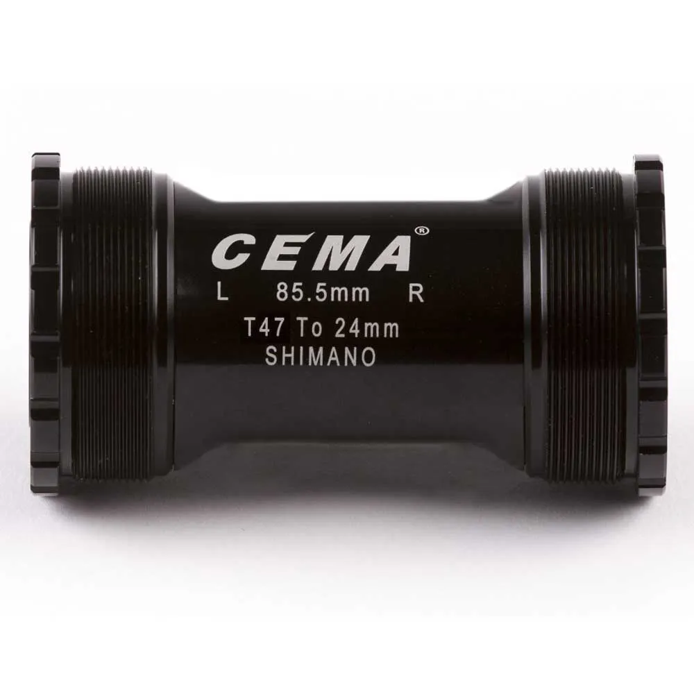 Cema T47 Trek Sram Gxp Stainless Steel Vevlagerskoppar, Black, 85.5mm