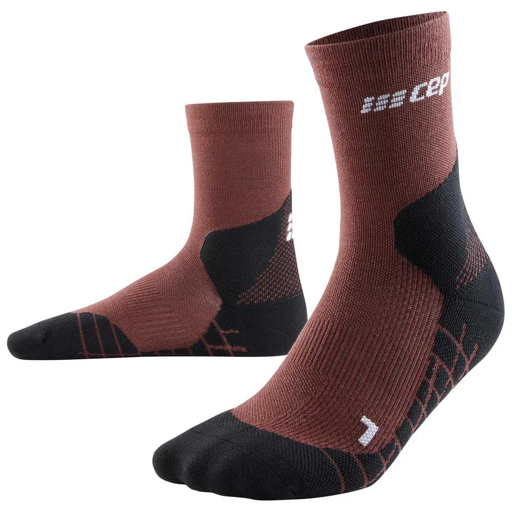CEP Men's Hiking Light Merino Mid Cut Compression Socks CEP Men's Hiking Light Merino Mid Cut Compression Socks